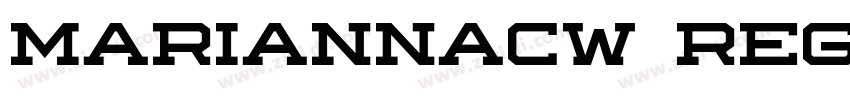 MariannaCW Regular字体转换